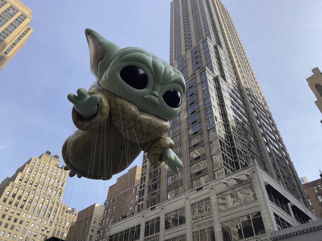 Grogu in Memorable Macy’s Thanksgiving Day Parade Appearance 
