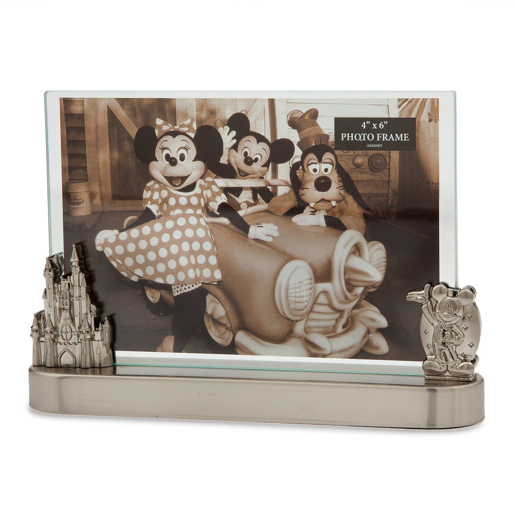 Mickey Mouse and Fantasyland Castle Contemporary Photo Frame - 4'' x 6''