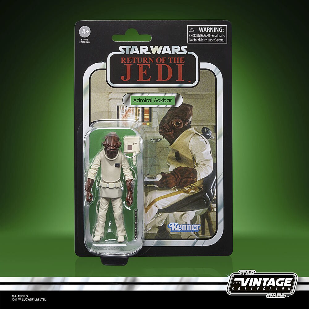 Star Wars The Vintage Collection - Admiral Ackbar in package