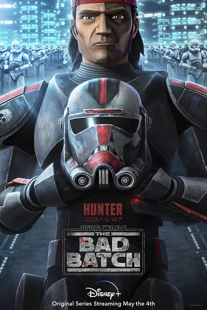 Star Wars: The Bad Batch poster - Hunter