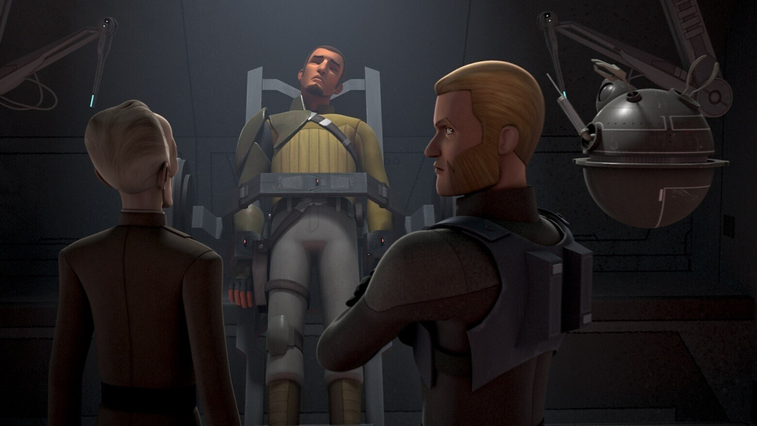 Kanan Jarrus restricted in Imperial custody in Star Wars Rebels episode, "Rebel Resolve" 