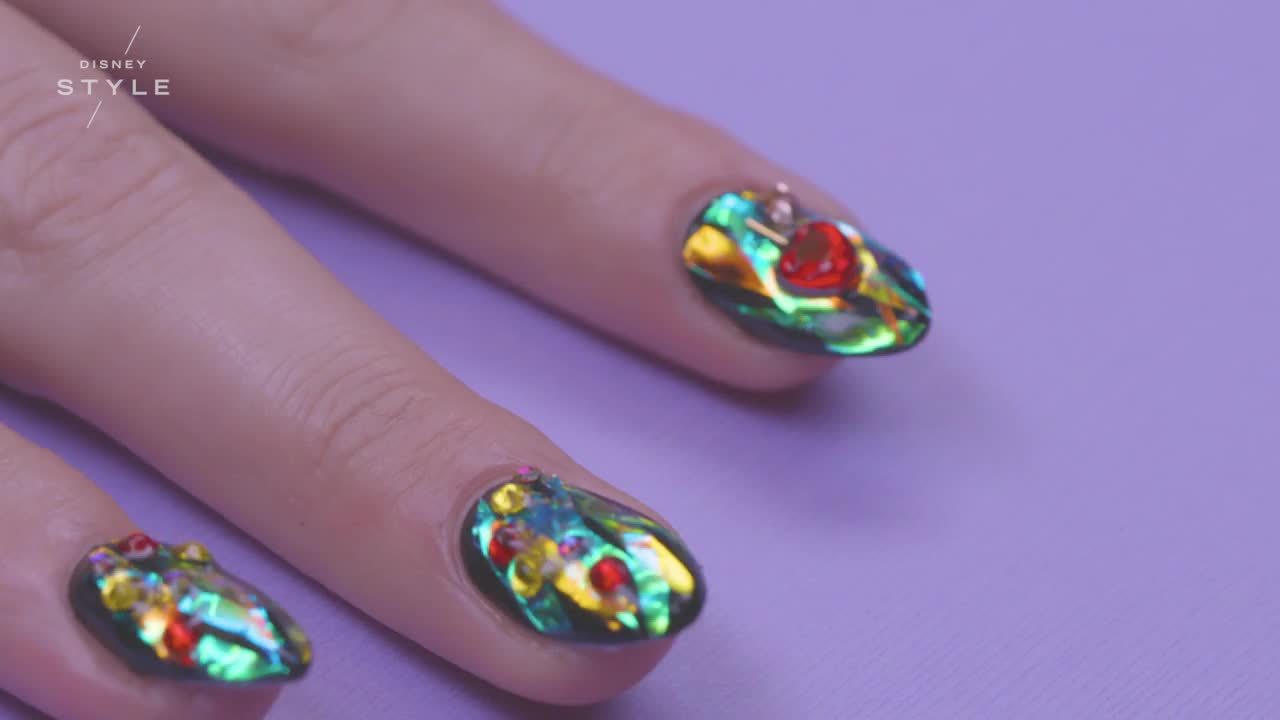 Snow White Gems Nail Art Disney Video