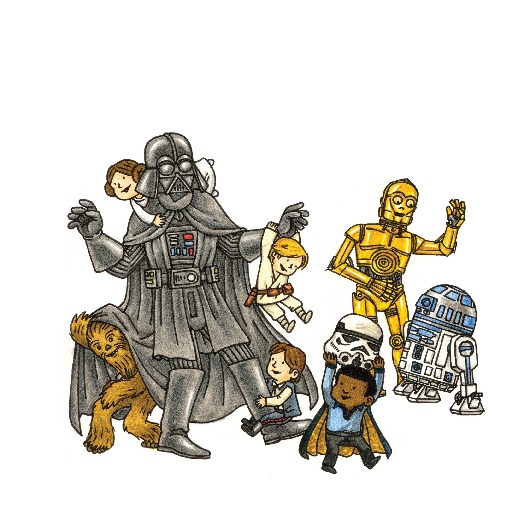 Jeffrey Brown's Darth Vader and Friends First Look 