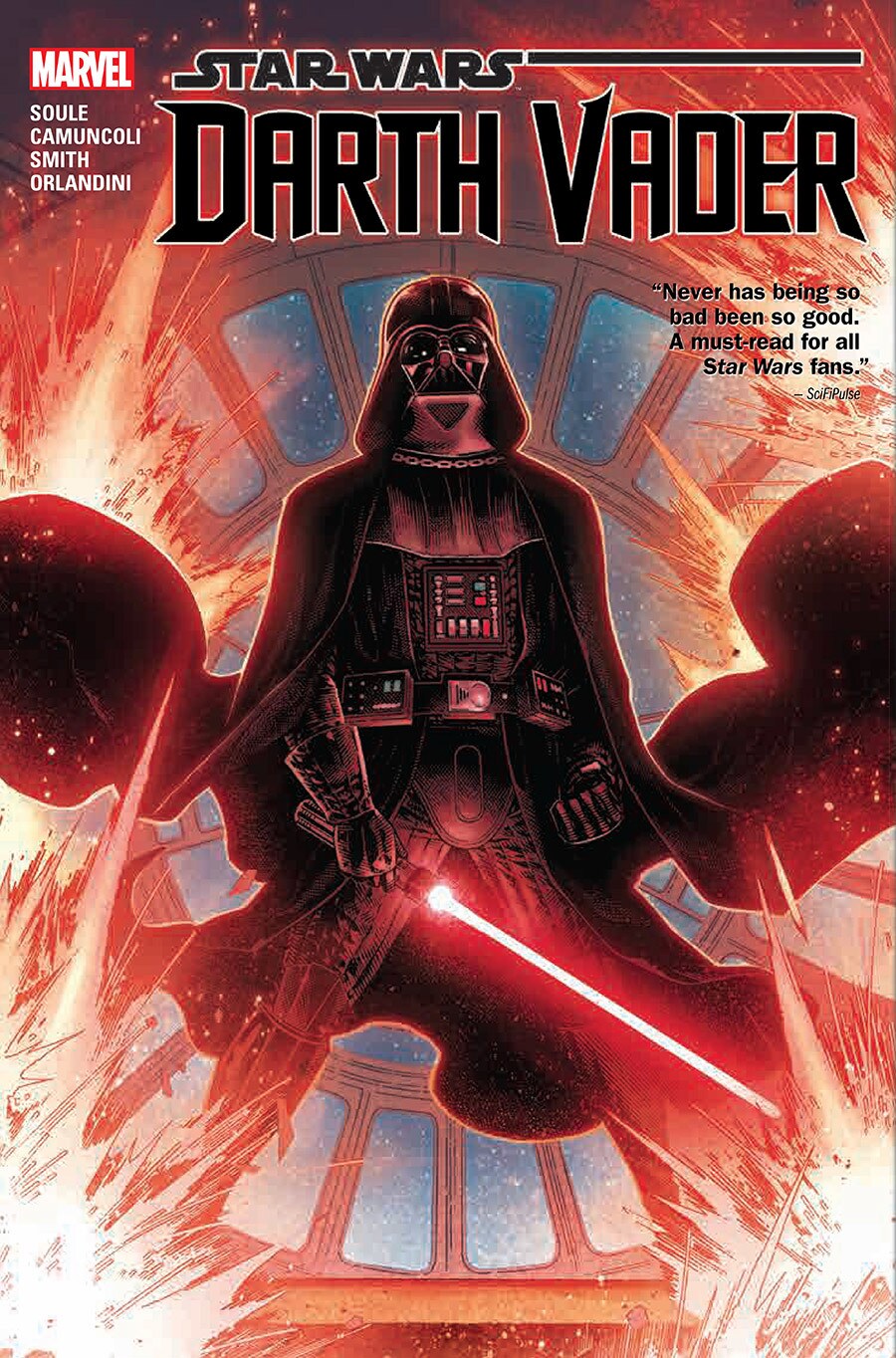 The cover of Marvel's Darth Vader collection.