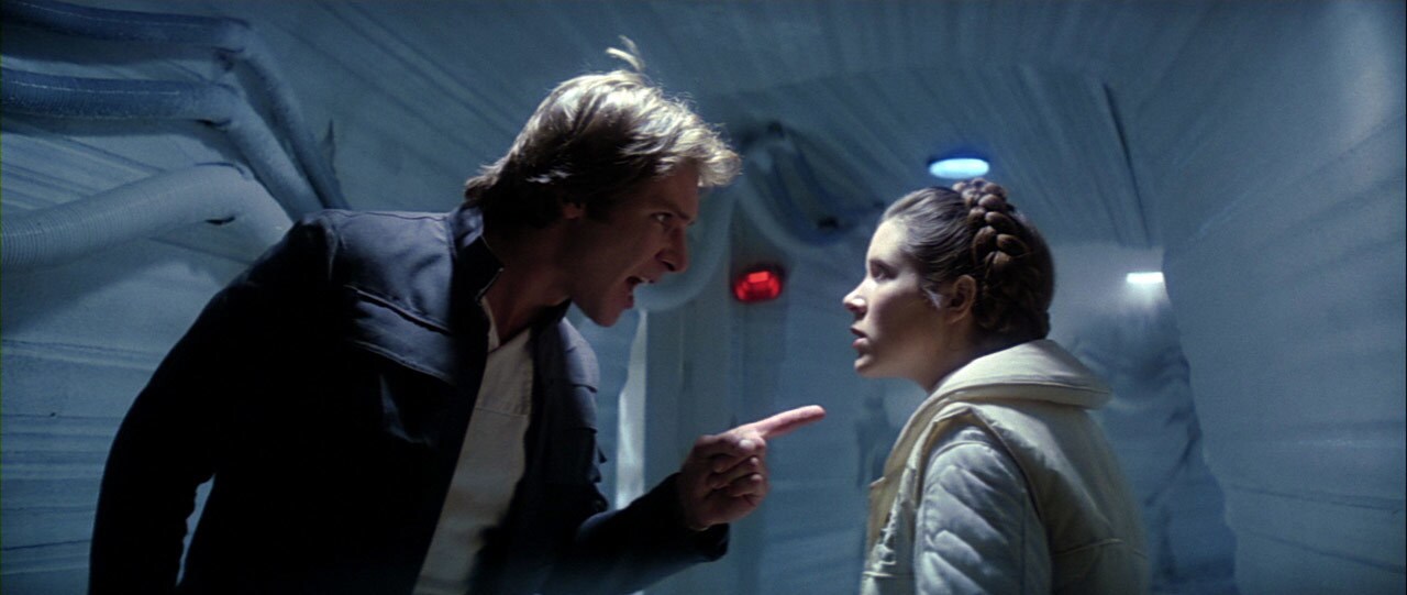 Han and Leia on Hoth