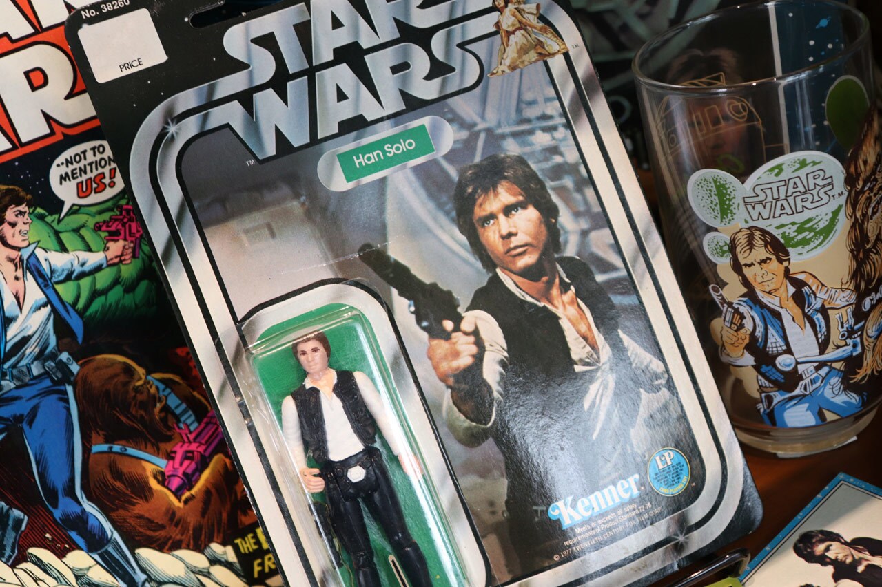 Han Solo action figure from 1978.
