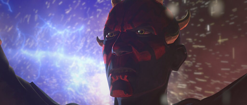 Maul destroying the hyperdrives