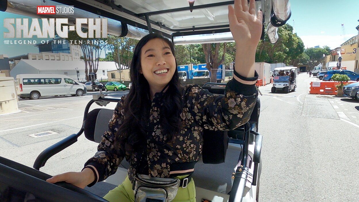 Awkwafina’s Golf Cart Tour | Marvel Studios’ Shang-Chi and the Legend of the Ten Rings