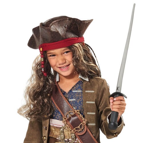 Jack Sparrow Pirate Hat and Wig for Kids | shopDisney
