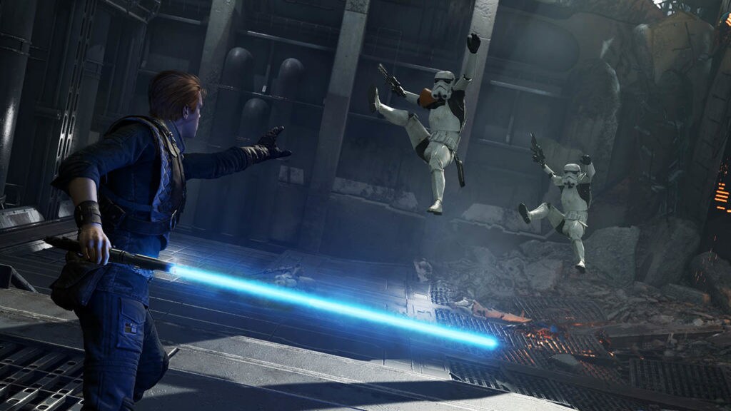 Star Wars Jedi: Fallen Order screenshot - Cal Force push