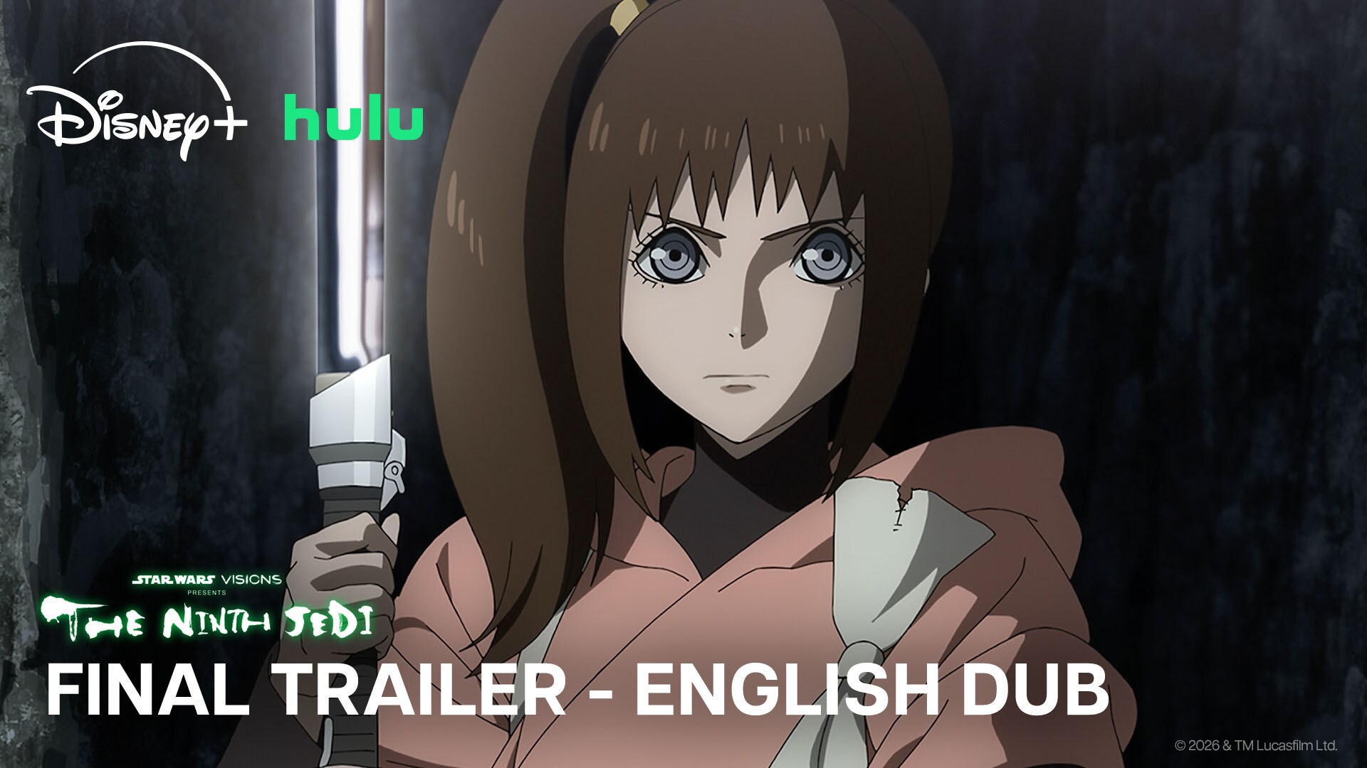 English Dub Final Trailer | Star Wars: Visions Presents - The Ninth Jedi