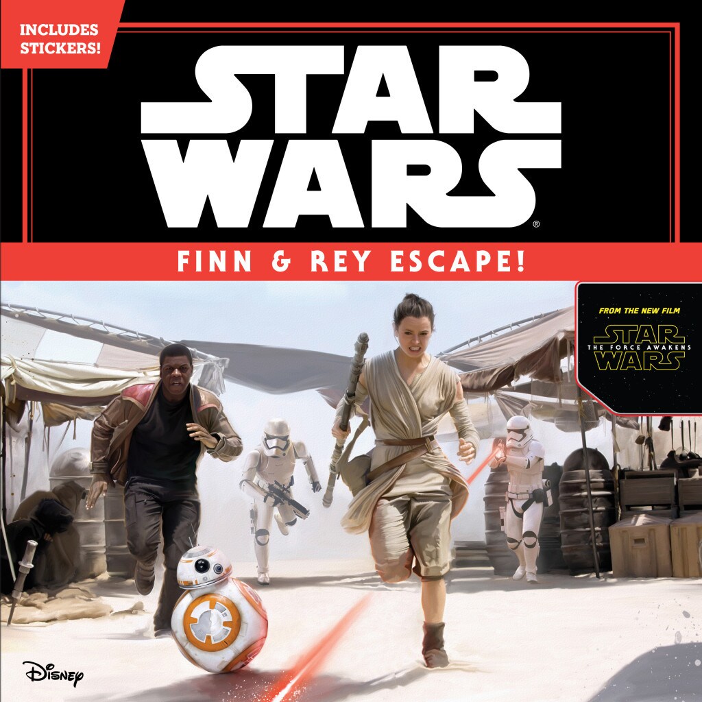Star Wars: The Force Awakens Finn and Rey Escape