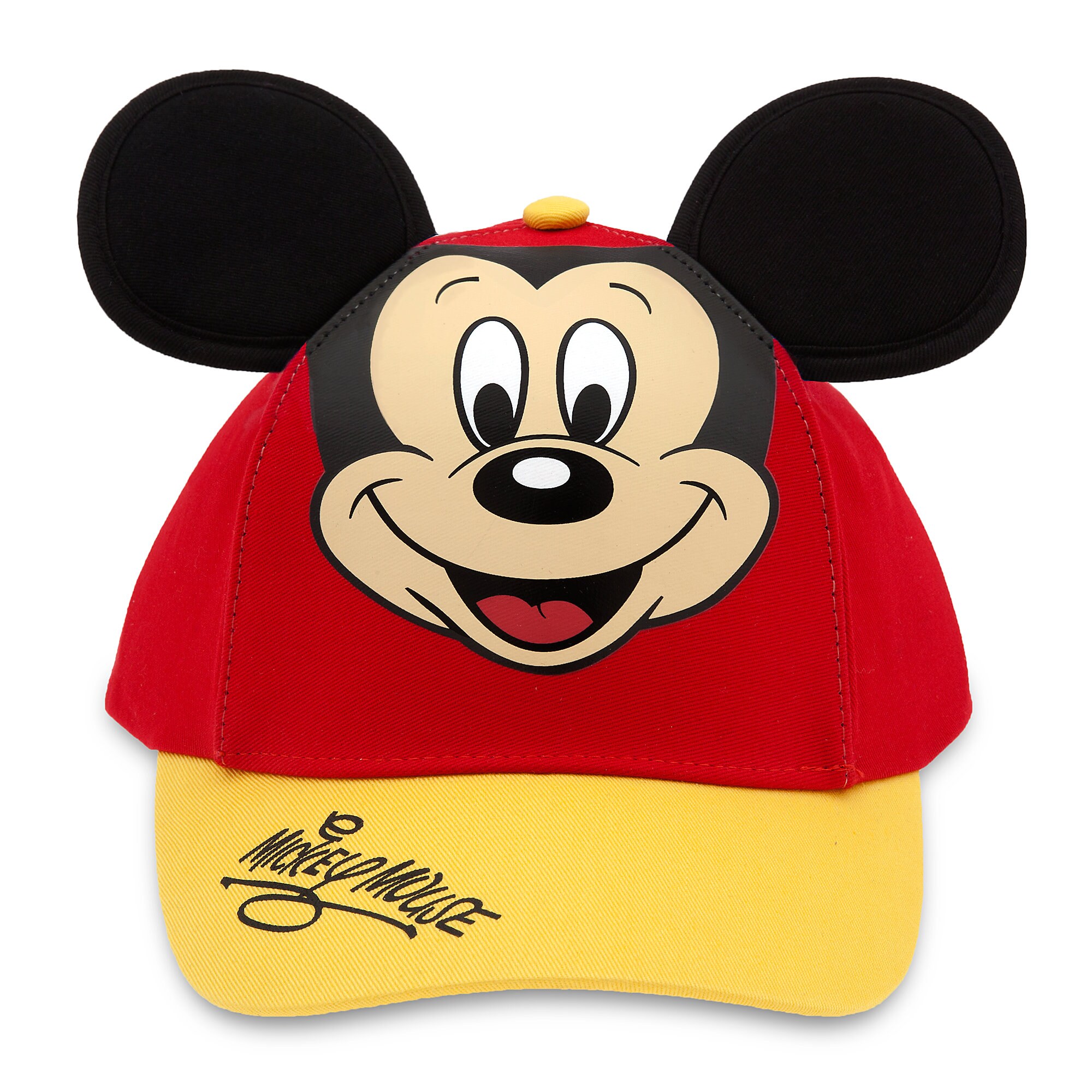Mickey Mouse Baseball Cap for Kids - Red/Gold