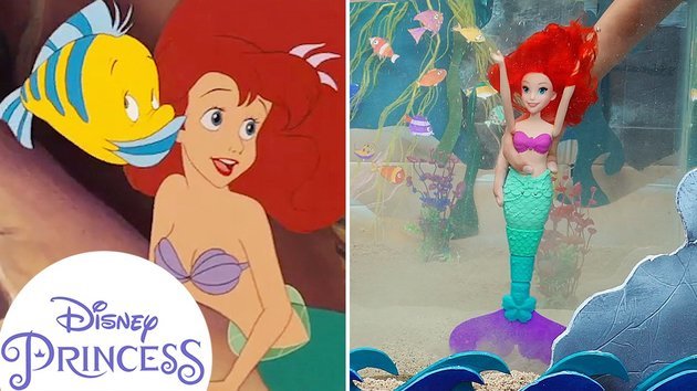 'Under the Sea' Toy Music Video! | The Little Mermaid | Disney Princess