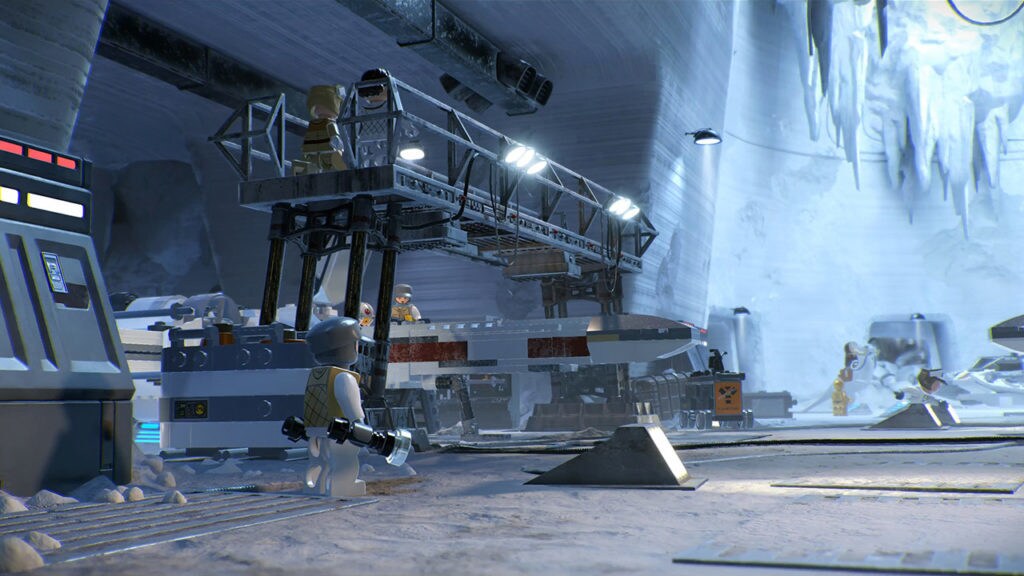 The rebel base on Hoth in LEGO Star Wars: The Skywalker Saga.