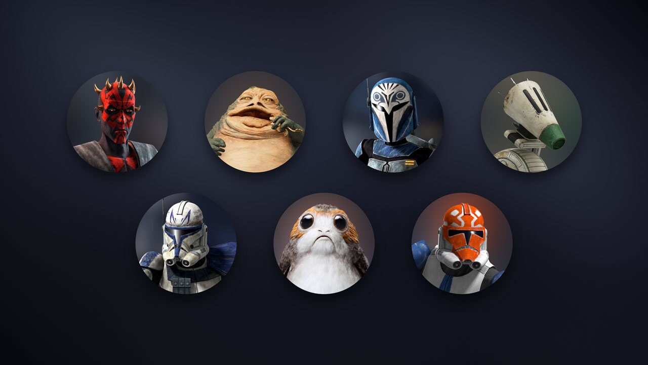 Disney+ Star Wars Day avatars