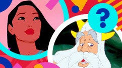 Pocahontas and King Triton.