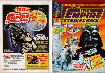 The Empire Strikes Back Weekly with action transfers offer