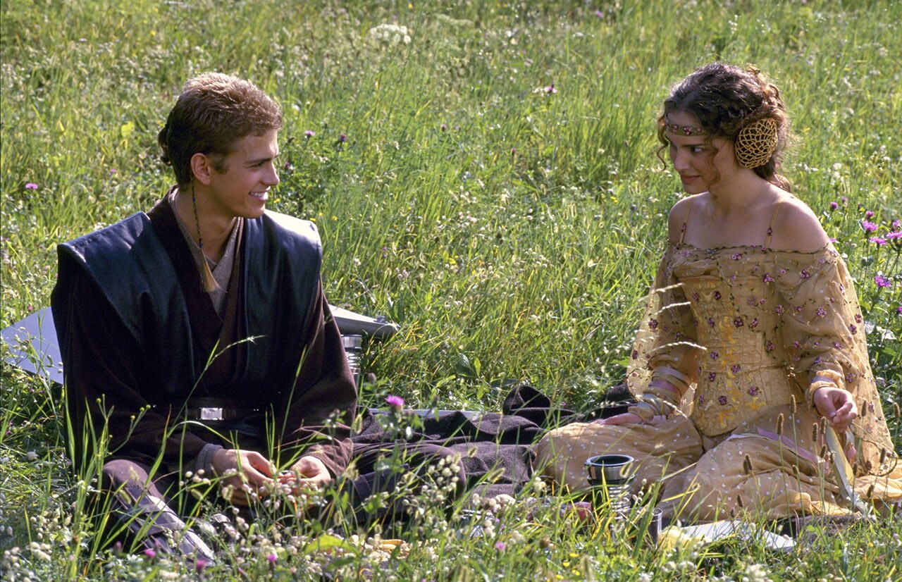 Anakin and Padmé in Ep 2 