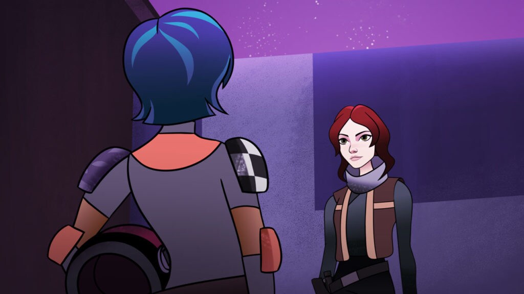 Jyn Erso meets Sabine Wren in Star Wars Forces of Destiny.