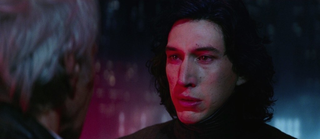 The Force Awakens - Kylo Ren talking to Han Solo