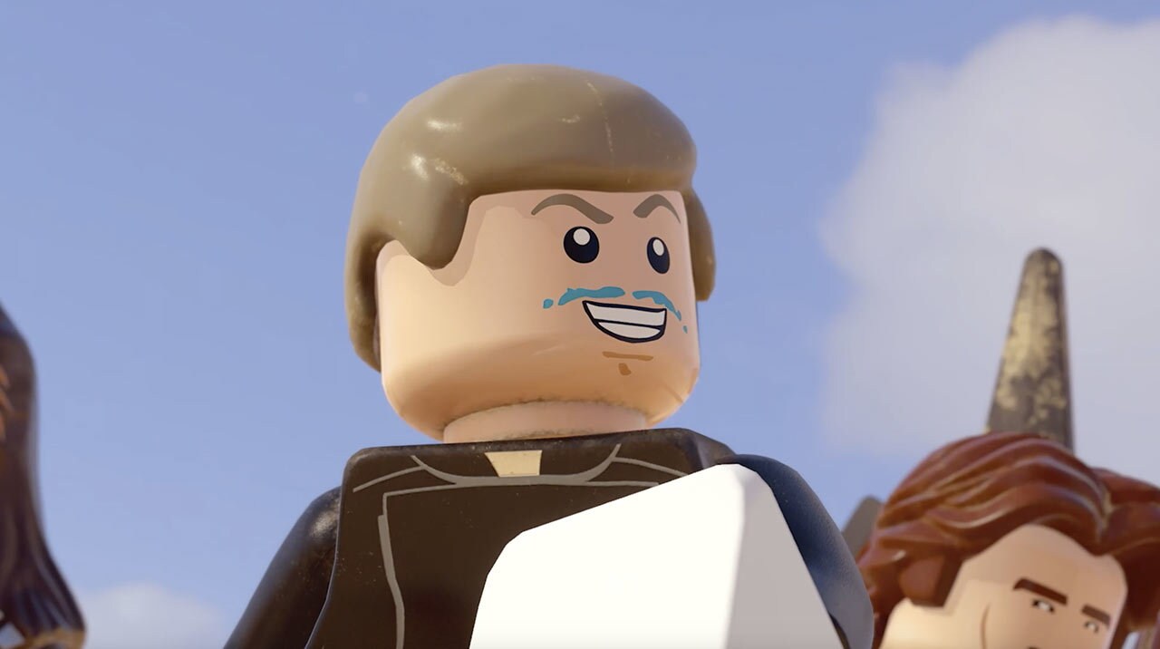 A scene from the LEGO Star Wars: The Skywalker Saga Trailer