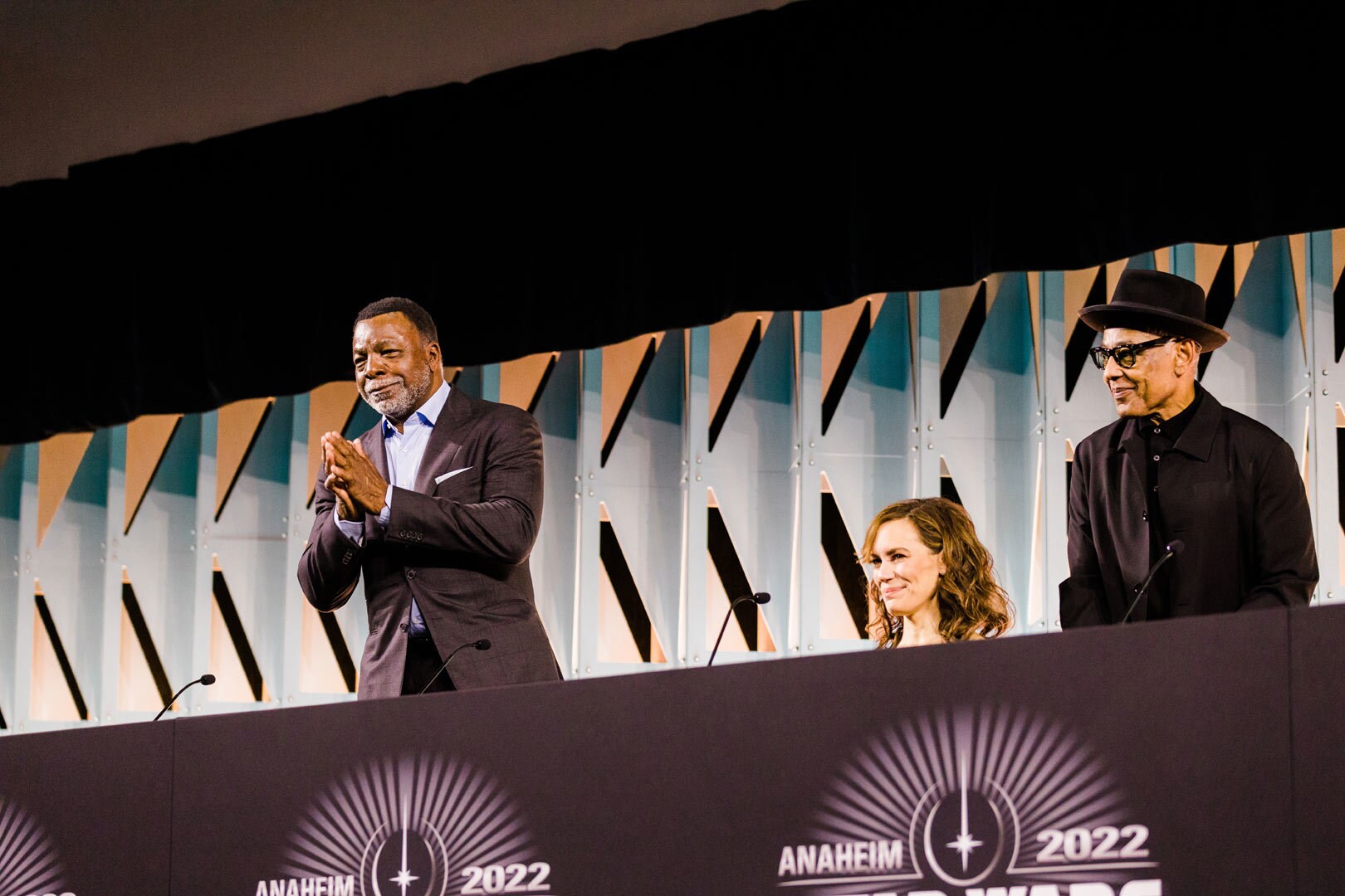 Carl Weathers at the Mando+ panel