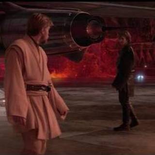 Anakin Confronts Obi-Wan