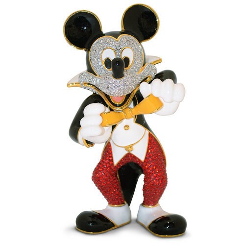 Tuxedo Mickey Mouse Jeweled Figurine by Arribas | shopDisney