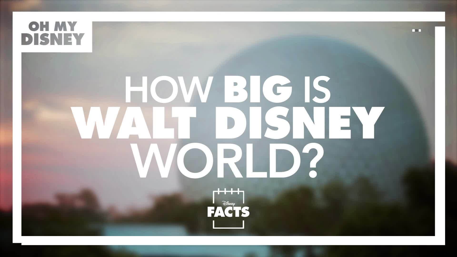 How Big Is Walt Disney World | Disney Facts | Oh My Disney