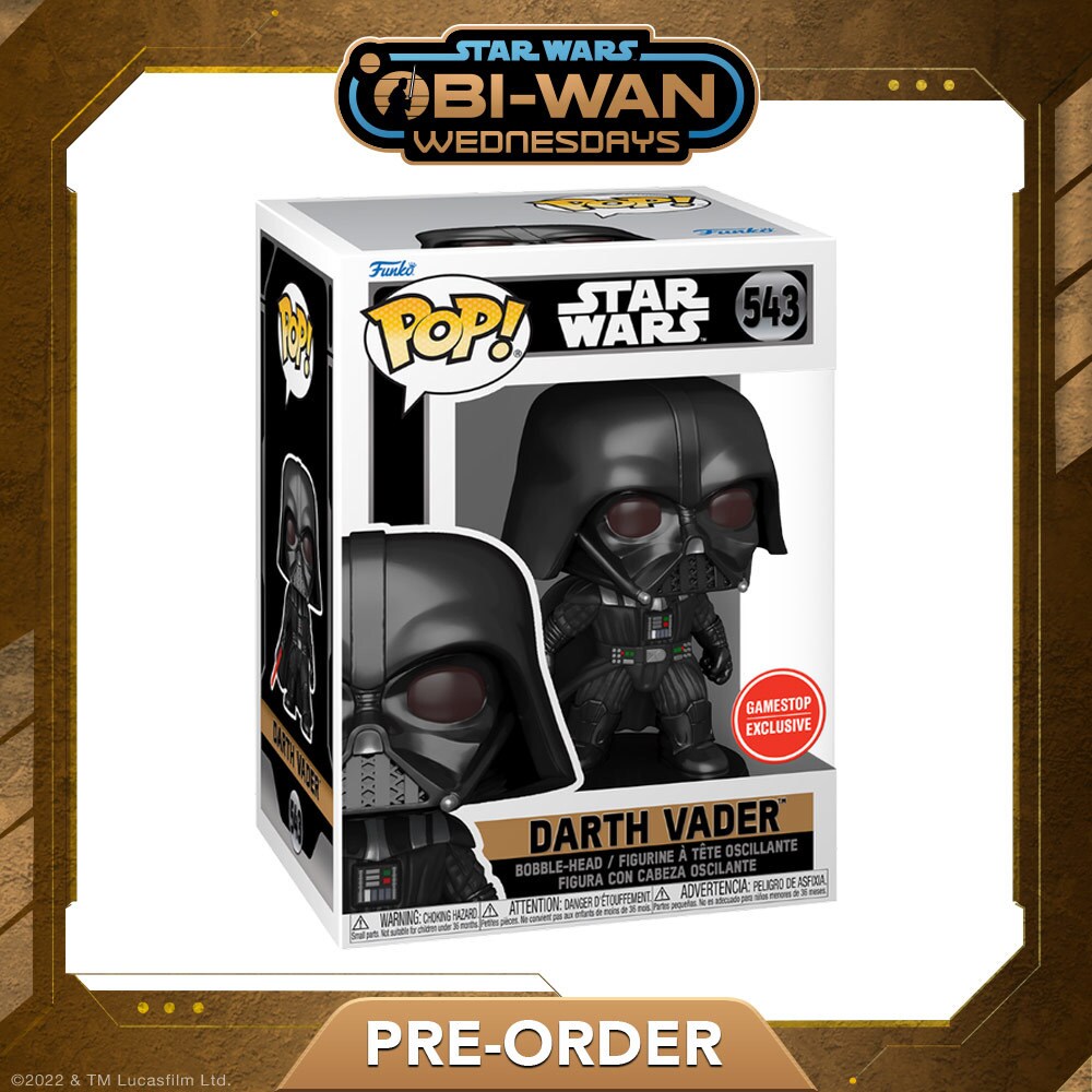 Darth Vader Funko Pop! inspired by the Obi-Wan Kenobi limited series.