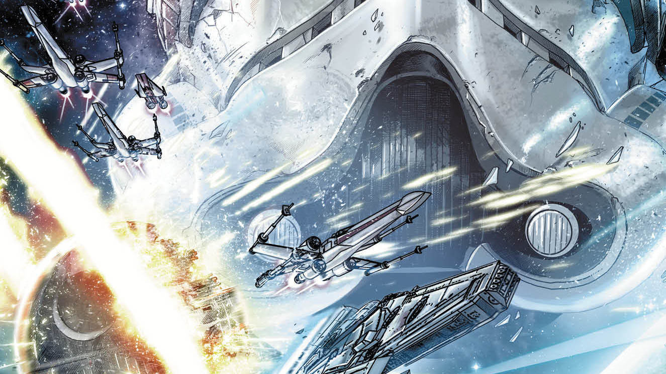 The Battle of Endor Looms in Star Wars: Shattered Empire #1's Variant Cover - Exclusive Reveal!