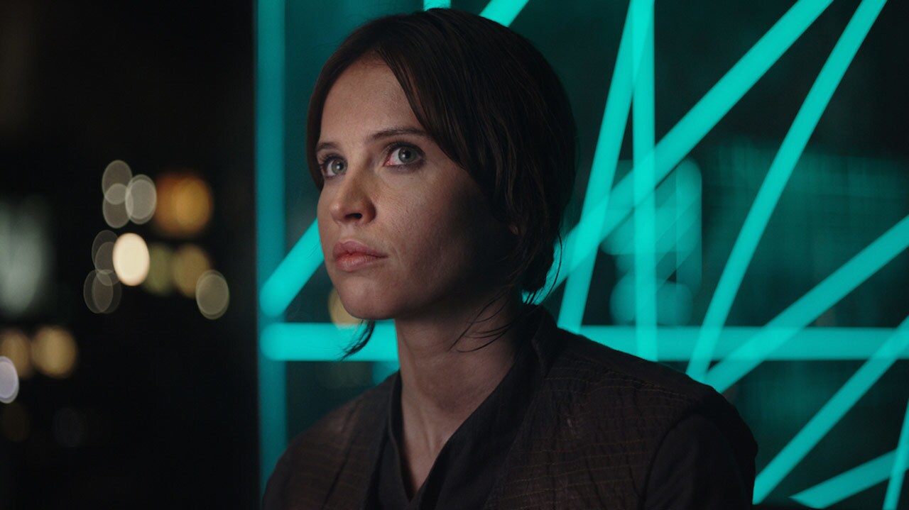 Jyn Erso in Rogue One.