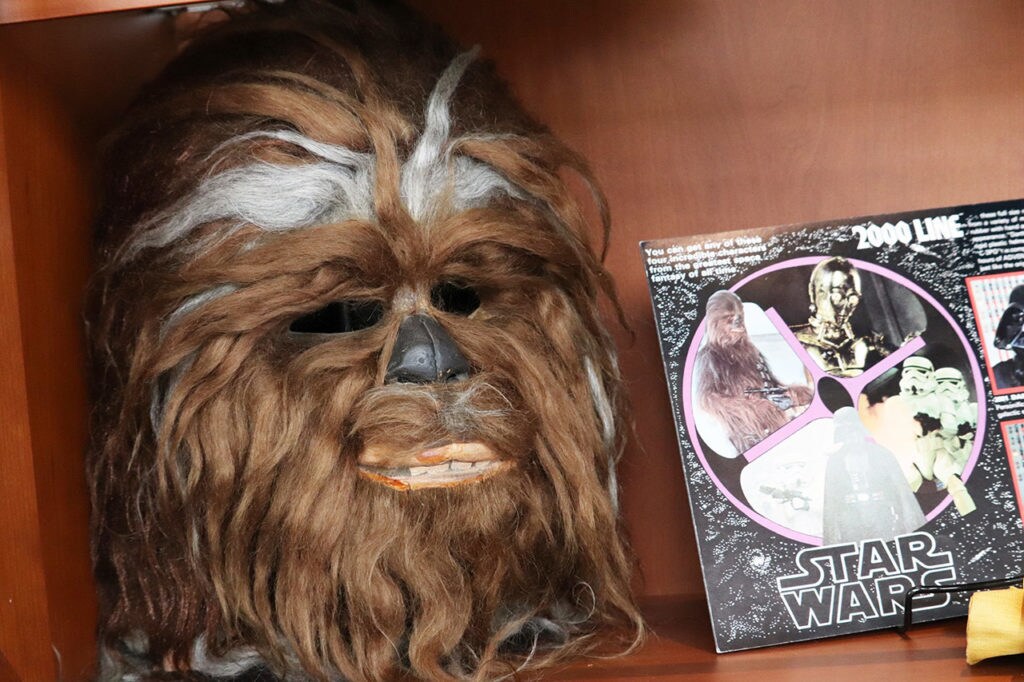 Vintage Chewbacca Halloween mask.