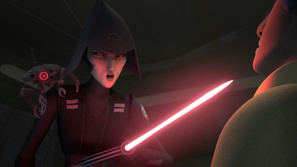 The Seventh Sister Inquisitor in Star Wars Rebels.
