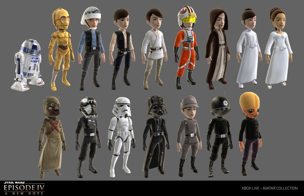 Star Wars Xbob Live Avatars