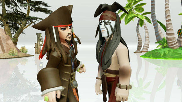 Capt. Jack Sparrow Meets Tonto - Toy Box Trailer