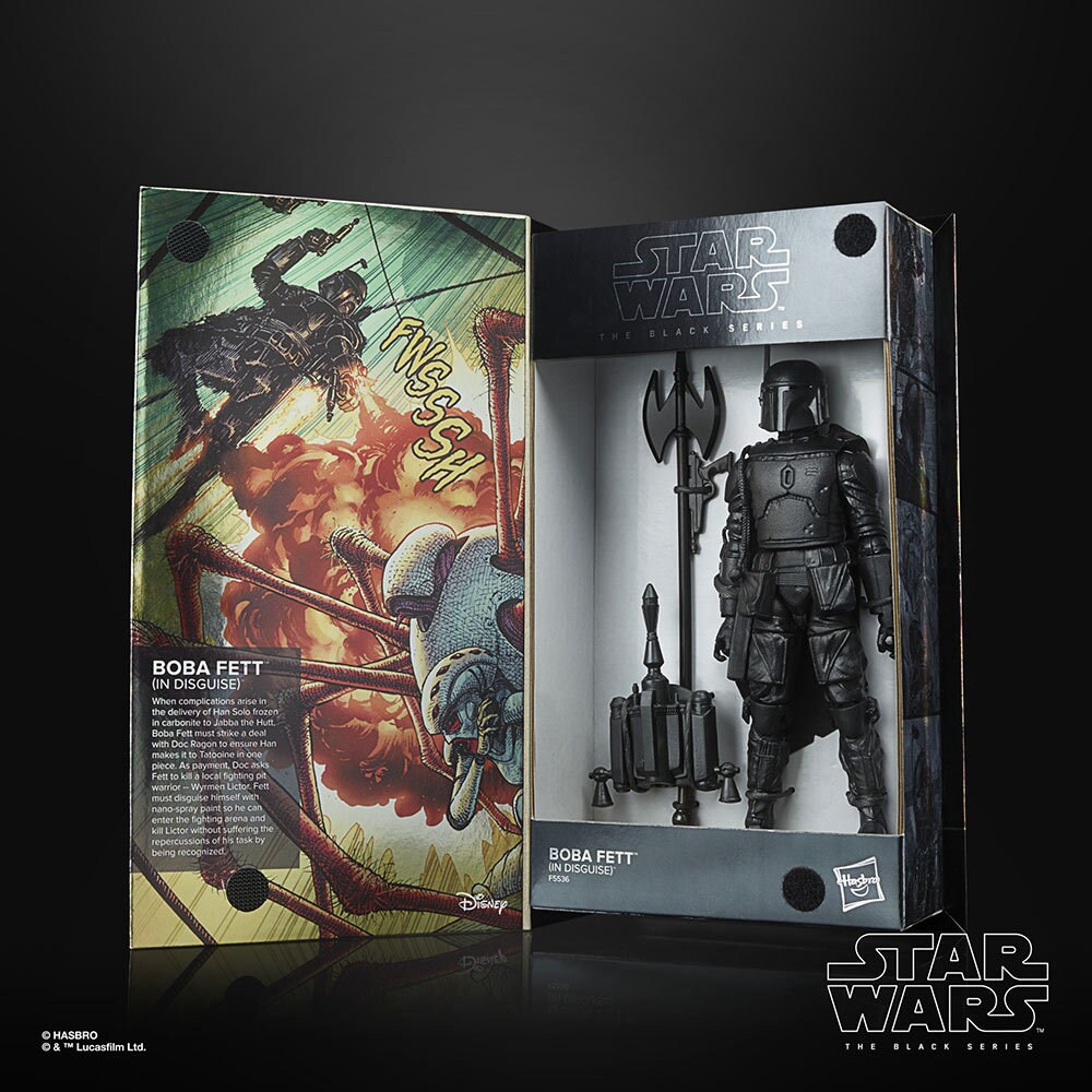Hasbro's The Black Series Boba Fett from War of the Bounty Hunters in box