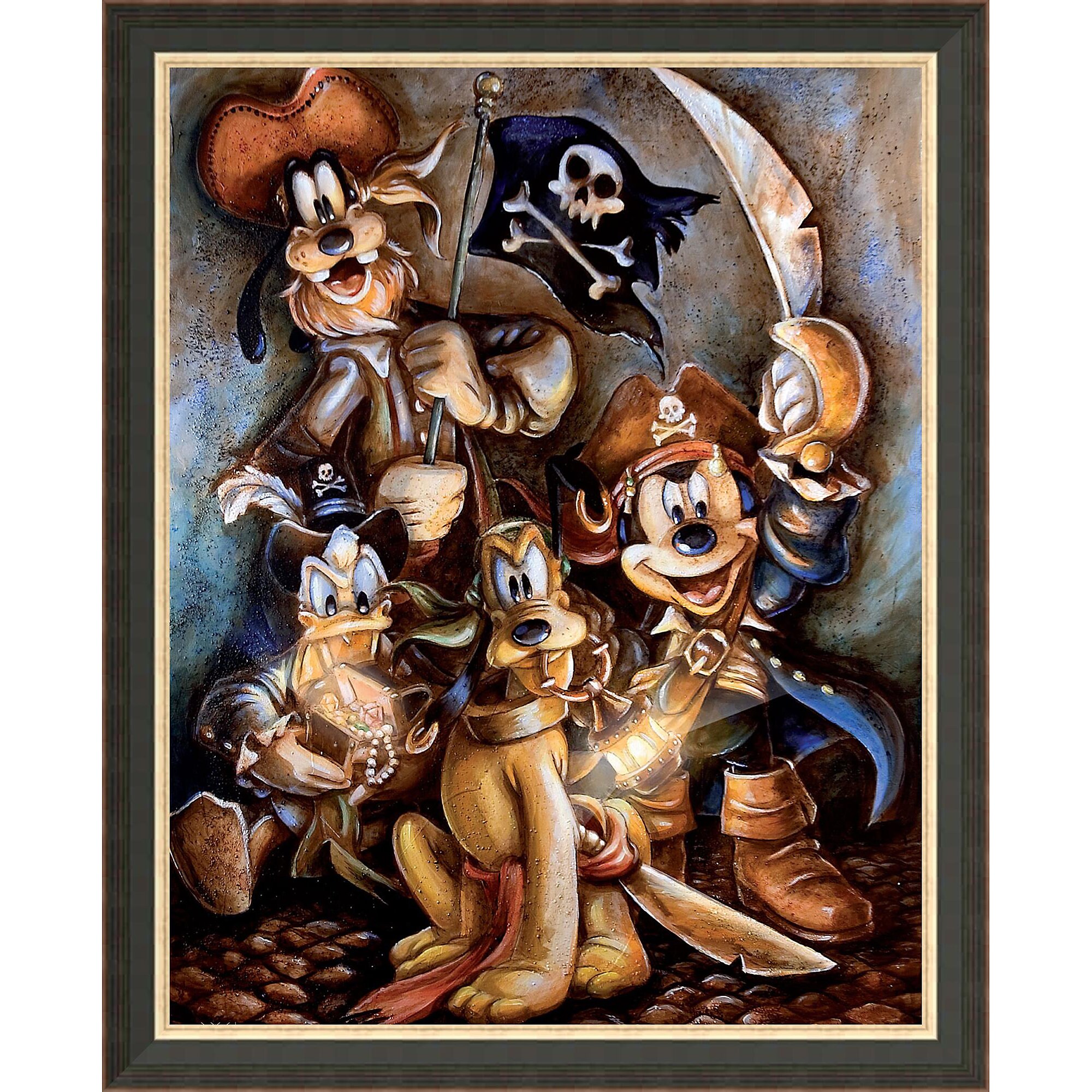 Mickey Mouse and Friends ''Motley Crew'' Giclée by Darren Wilson