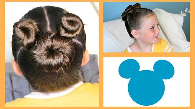 Minnie Mouse Bun! - YouTube