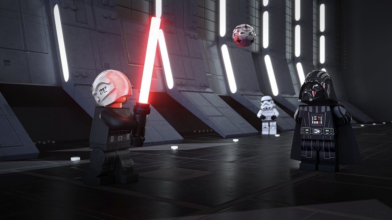 Darth Vader training Luke