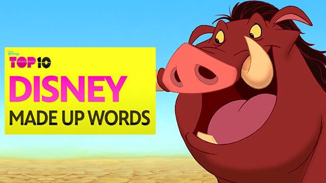 Made Up Words - Disney Top 10