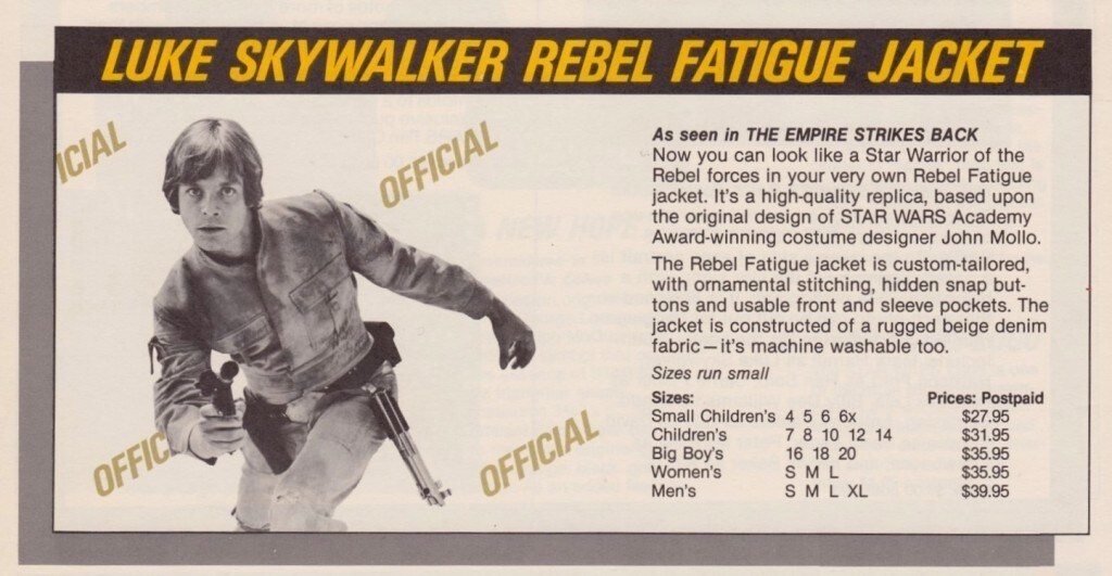 Luke Skywalker Rebel Fatigue Jacket