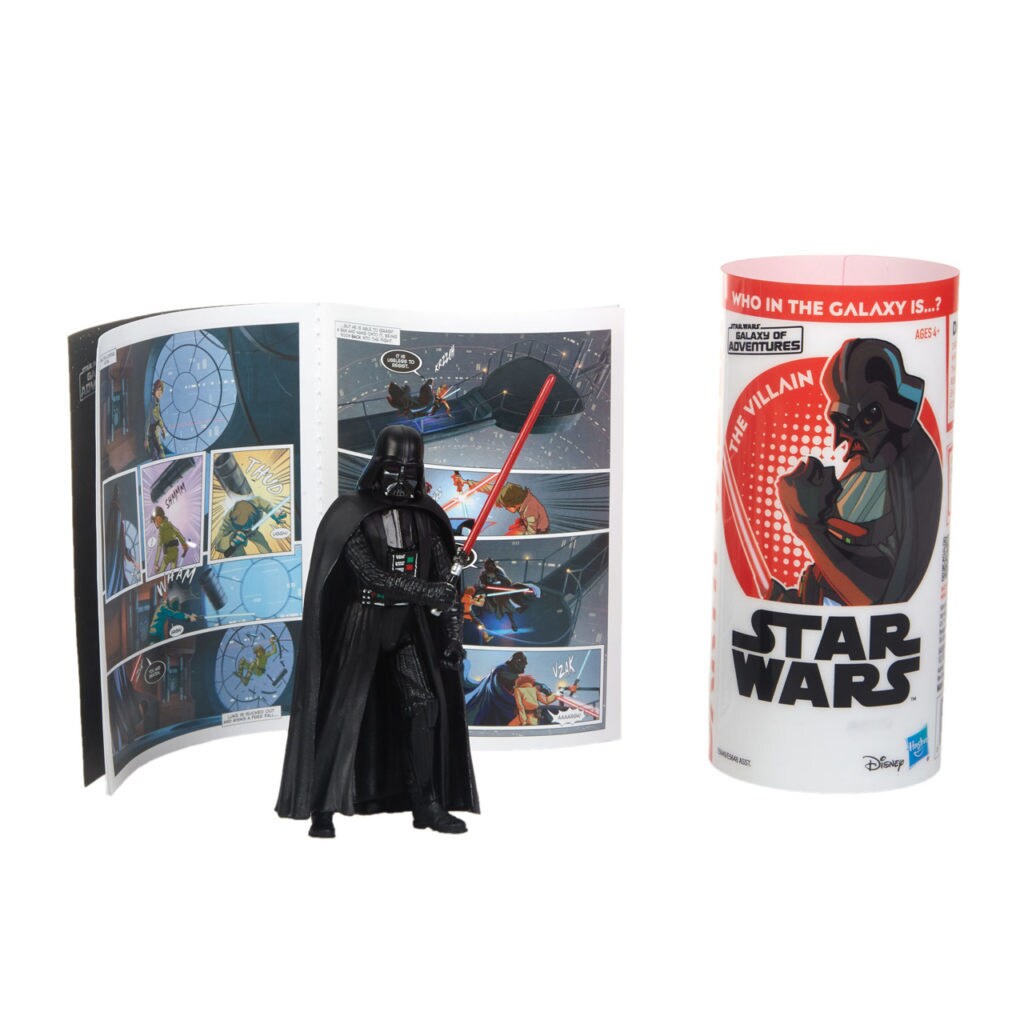 Star Wars: Galaxy of Adventures toy featuring Darth Vader