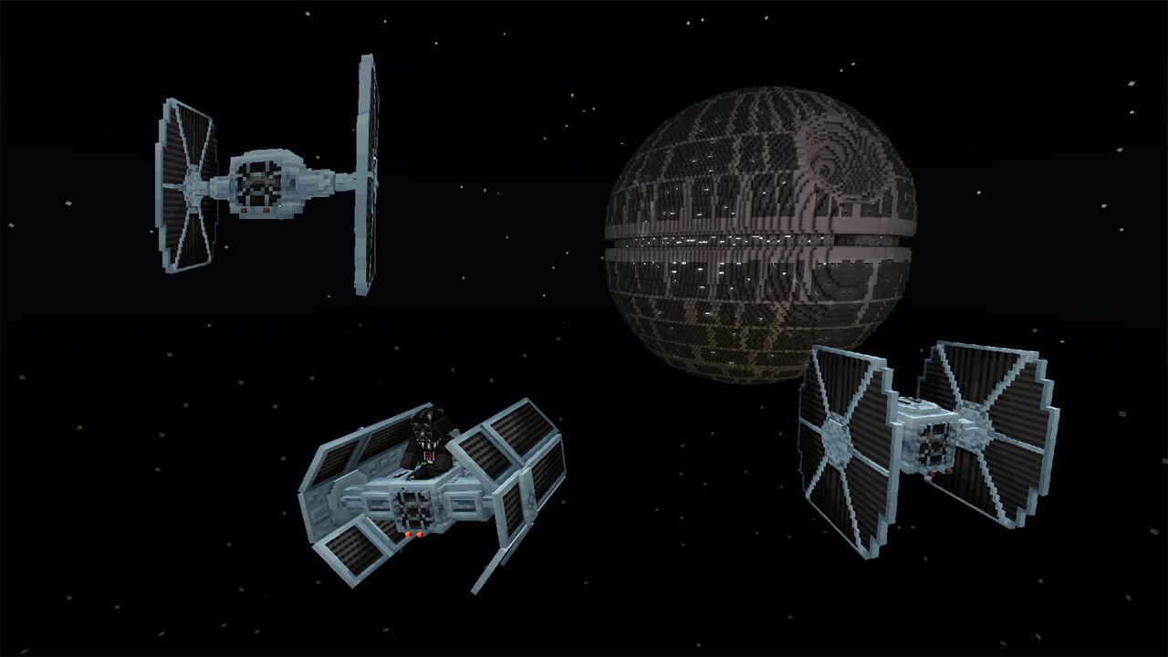 Minecraft Star Wars Mash-up screenshot