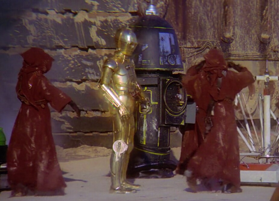 C-3PO and Jawas
