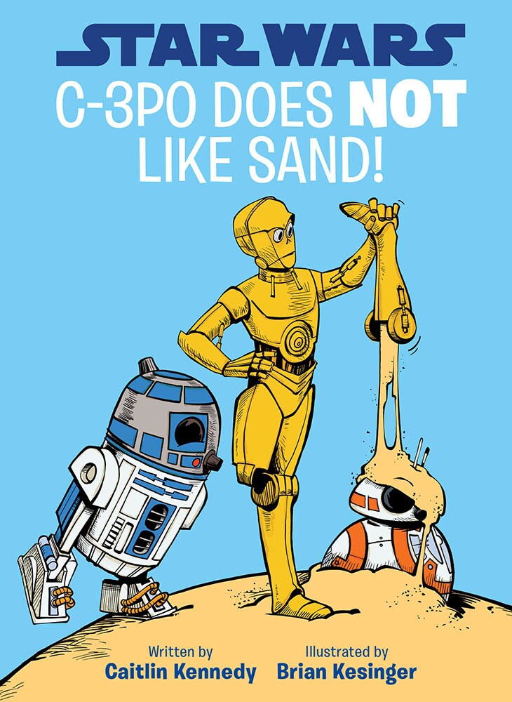 The cover of C-3PO Does NOT Like Sand.