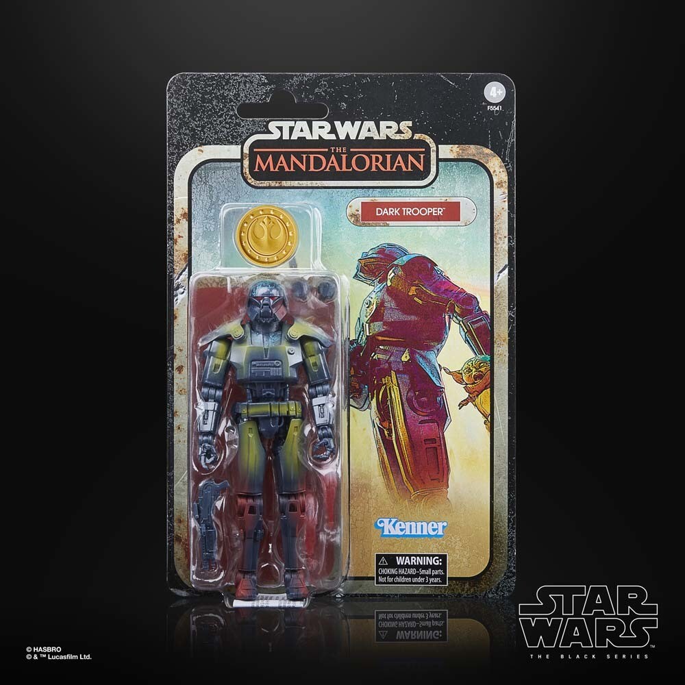 Star Wars: The Black Series Credit Collection Dark Trooper in box.