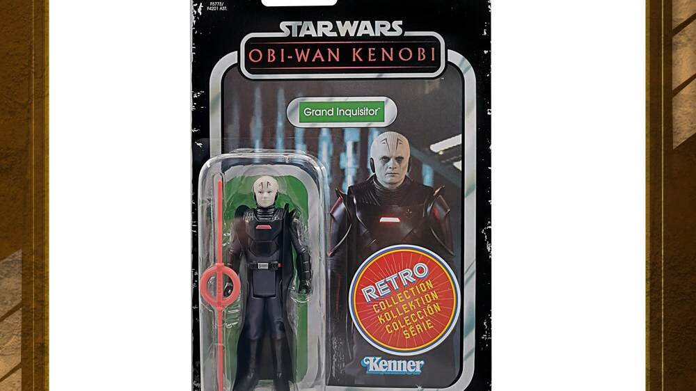 Grand Inquisitor figure inspired by the Obi-Wan Kenobi limited series from the Star Wars Retro Collection.