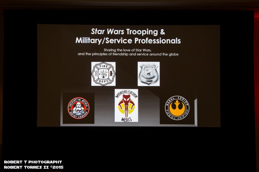 Star Wars themed military service troop insignias.